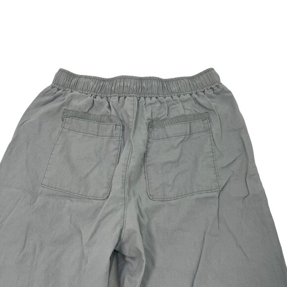Madewell Hemp Blend Pull-On Jogger Pants High Rise Light Blue size Small - Picture 5 of 7